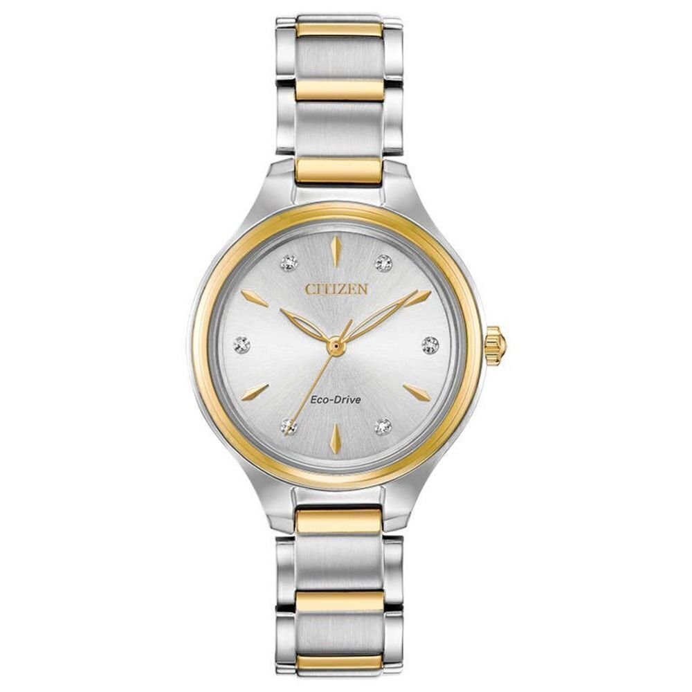 Citizen Women's Gold and Silver Eco-Drive Watch